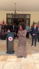 Türkiye'nin Cape Town Başkonsolosluğu'nda Cumhuriyet Bayramı kutlandı: Lipua Tsira, törende İstiklal Marşı'nı seslendirdi 