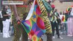 Thousands of people attend LGBTQ Pride marches in South Africa and Taiwan