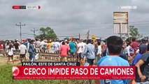 Marcha de campesinos pasó Pailón con enfrentamientos, buscan llegar a Santa Cruz