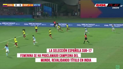 El rocambolesco gol de España para proclamarse campeona del mundo sub-17