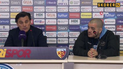Vincenzo Montella: “Ağzımızda acı bir tat var”