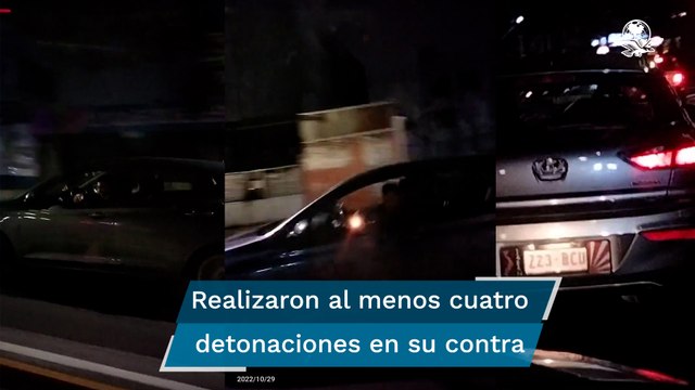 Sujetos atacan a balazos a una familia en Tlalpan desde auto en marcha