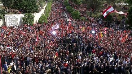 Lebanon's President Aoun leaves office after disastrous term bringing economic meltdown