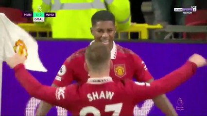 الهدف الاول لمونشستر يونايتد في مرمى وستهام