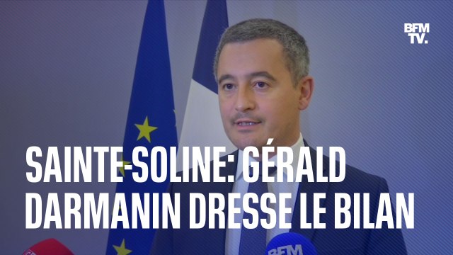 Manifestation anti-megabassines agricoles à Sainte-Soline: la prise de parole de Gérald Darmanin en intégralité