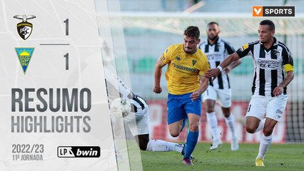 Highlights: Portimonense 1-1 Estoril Praia (Liga 22/23 #11)