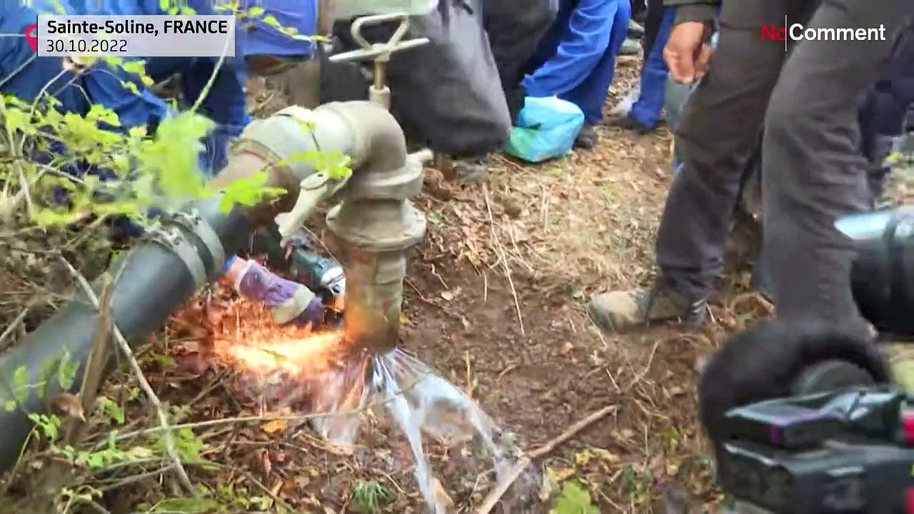 Proteste gegen Bau neuer Wasserspeicher in Frankreich