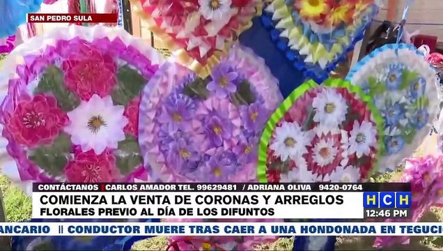 Emprendedores esperan que sus ventas revivan este Día de los Santos Difuntos en Honduras