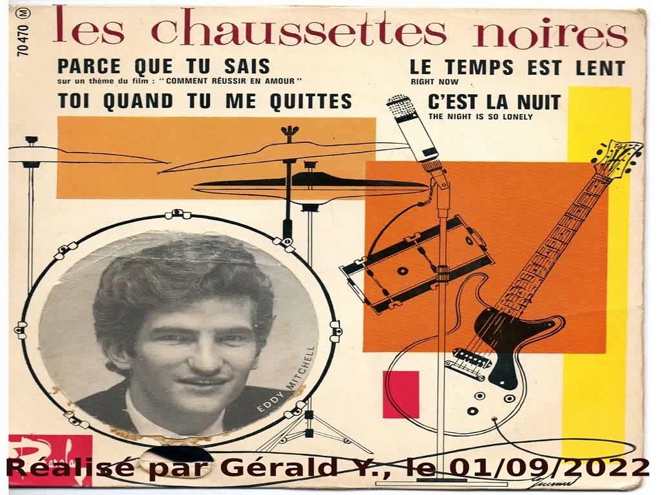 Les Chaussettes Noires & Eddy Mitchell_C'est la nuit (G. Vincent_The night is so lonely)(1962)