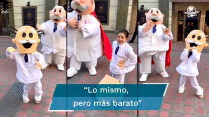 Niño se disfraza del Dr. Simi para Halloween y causa sensación