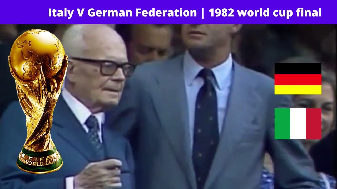 Italy V German Federation  1982 world cup final  Second Half