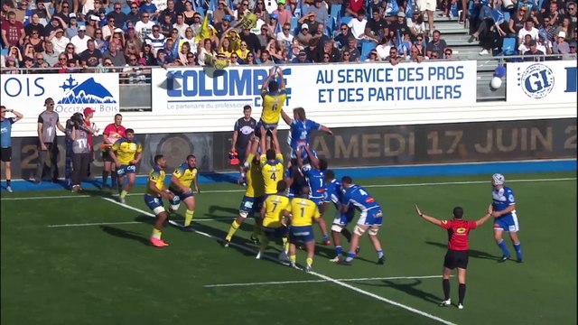 TOP 14 - Essai de Baptiste JAUNEAU (ASM) - Castres Olympique - ASM Clermont - Saison 2022/2023