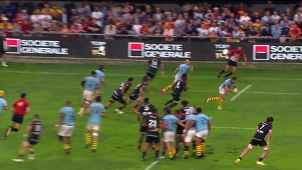 TOP 14 - Essai de Sadek DEGHMACHE (USAP) - USA Perpignan - LOU Rugby - Saison 2022/2023