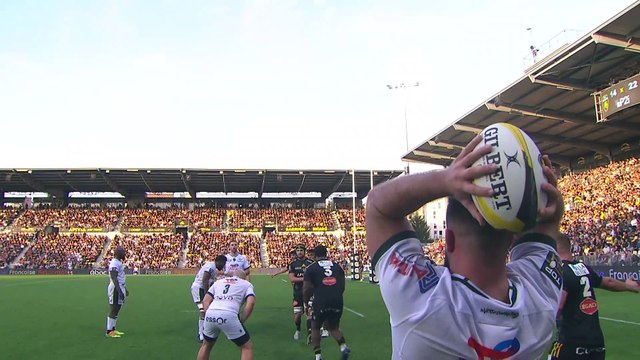 TOP 14 - Essai de Jordan JOSEPH (SP) - Stade Rochelais - Section Paloise - Saison 2022/2023