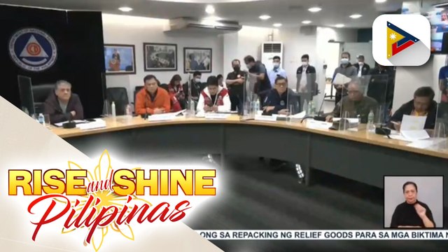 Pres. Ferdinand R. Marcos Jr., pinangunahan ang pulong ng NDRRMC kaugnay sa pagtulong sa mga biktima ng Bagyong #PaengPH