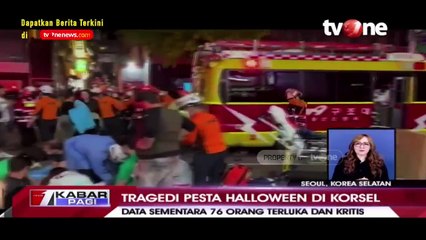 Ngeri! Tragedi Pesta Halloween di Itaewon Korsel, 149 Orang Dikabarkan Tewas - Kabar Pagi tvOne