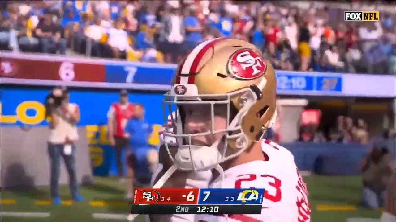 San Francisco 49ers vs. Los Angeles Rams Full Highlights 2nd QTR _ NFL Week 8_ 2022
