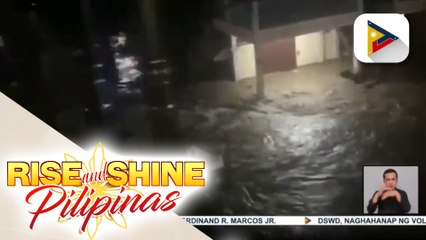 Ilang residente ng Noveleta, Cavite, na-trap sa bubong ng bahay; 4-retaining wall ng ilog sa Noveleta, Cavite, gumuho