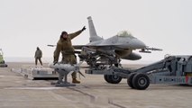 American and Canadian Fighter Aircraft Taking Off and Landing