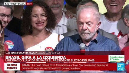 Luiz Inácio ‘Lula’ da Silva: "Intentaron enterrarme vivo y estoy aquí para gobernar este país"