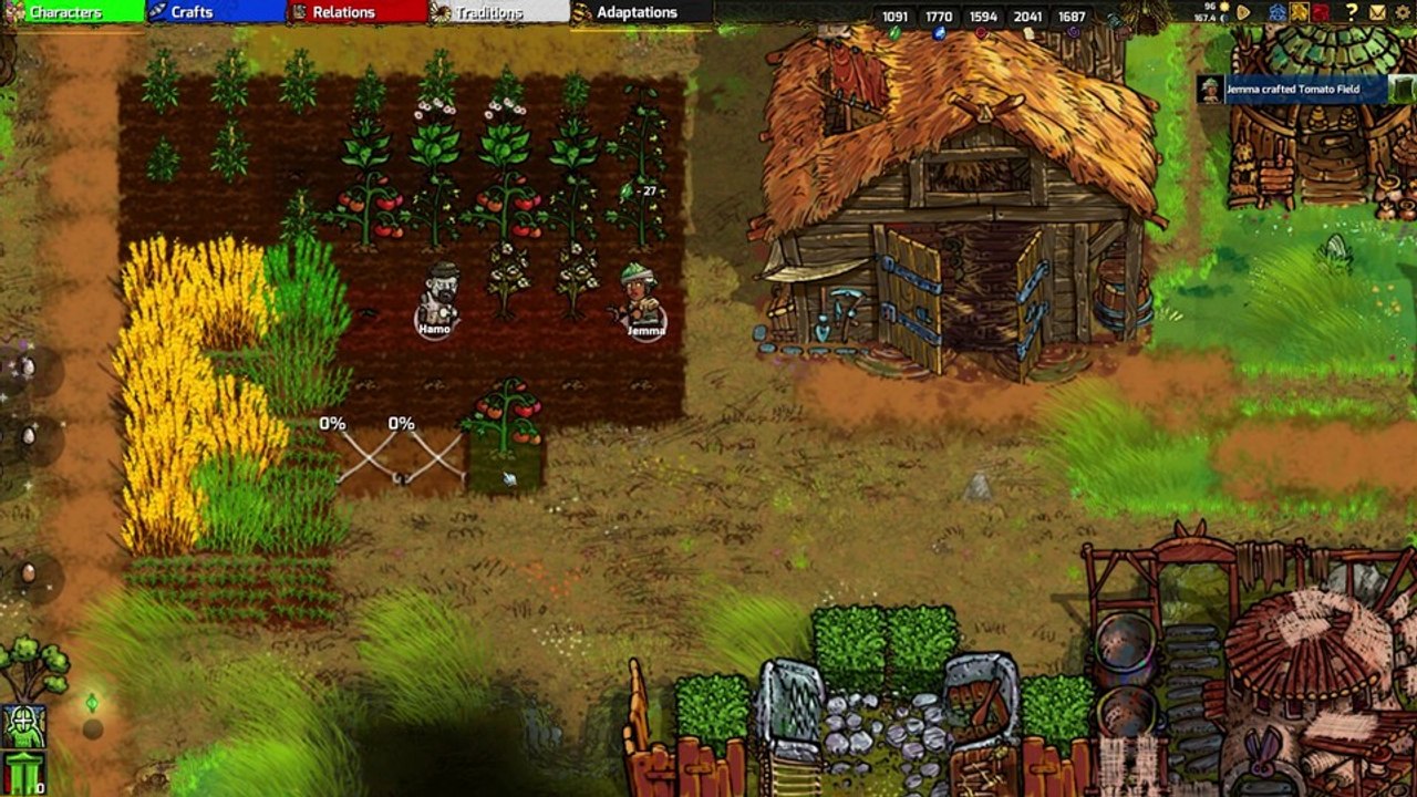 Das Aufbauspiel TFM: The First Men zeigt im Trailer seine Ähnlichkeit mit Rimworld