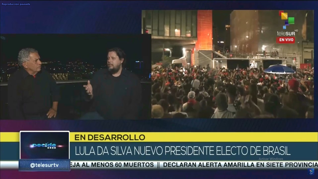 Fernando Horta: Con la victoria de Lula, Brasil se queda del lado de los más pobres