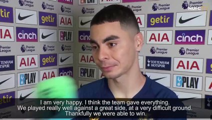 INTERVIEW - Miguel Almiron on Spurs Victory