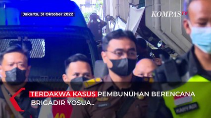 Momen Richard Eliezer Tiba di Lokasi Sidang dengan Penampilan Baru, Agenda Keterangan Saksi