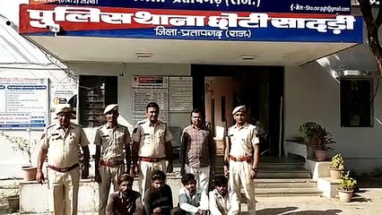 मोटर चोर गिरोह का पर्दाफाश चार आरोपी गिरफ्तार