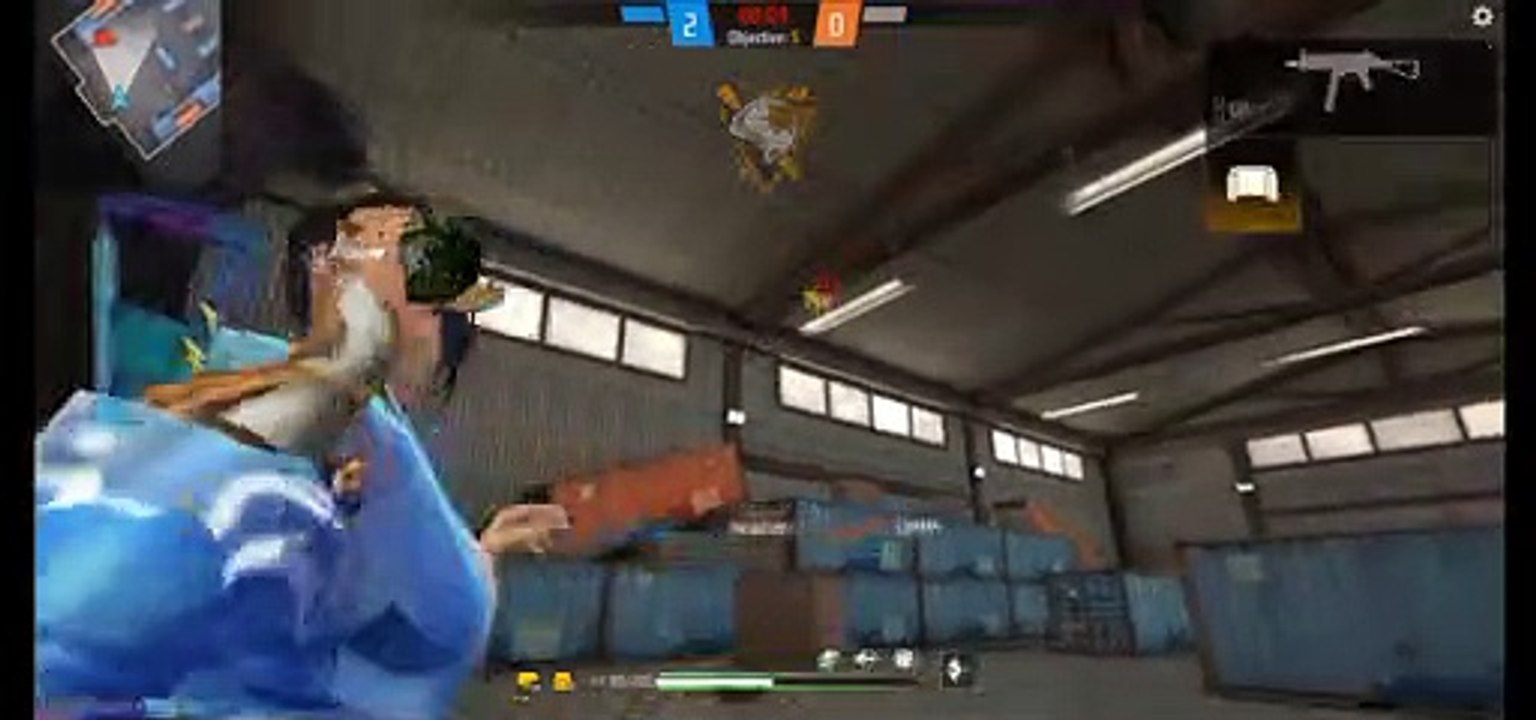 Free fire op Gameplay Lone wolf mode full gameplay 1vs1