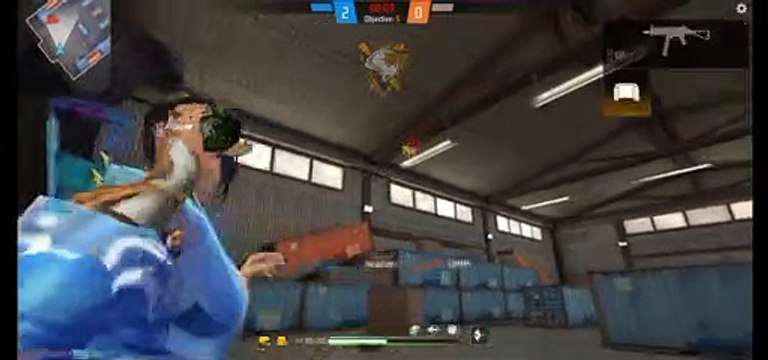 Free fire op Gameplay Lone wolf mode full gameplay 1vs1