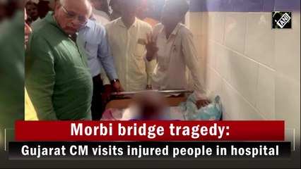 Morbi bridge tragedy: Gujarat CM visits injured people in hospital