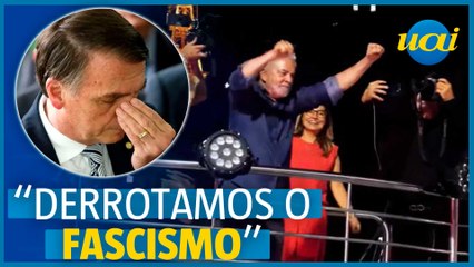 Lula: 'Derrotamos o fascismo e o autoritarismo'