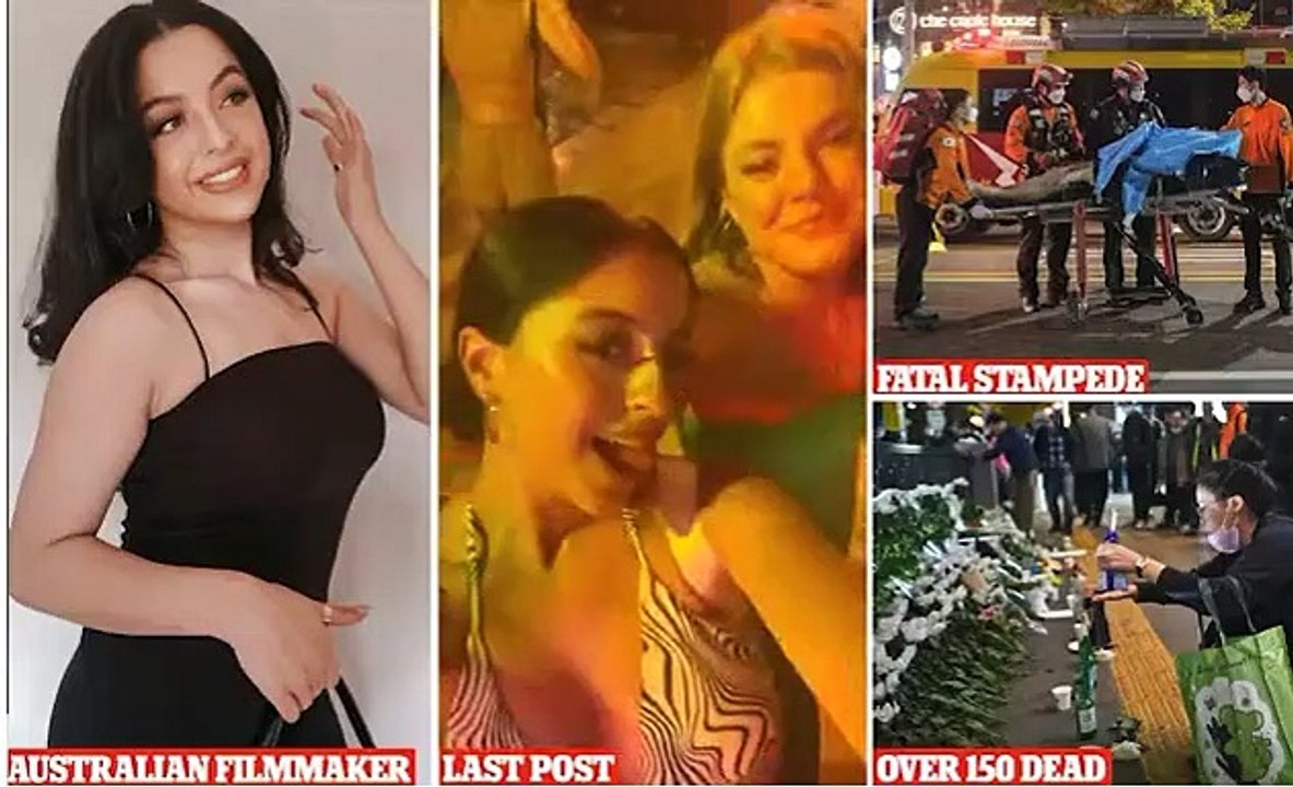 Ominous last posts of globetrotting Australian film producer, 23, before she was crushed to death in South Korean stampede during trip of a lifetime: 'When you go, nothing goes with you'