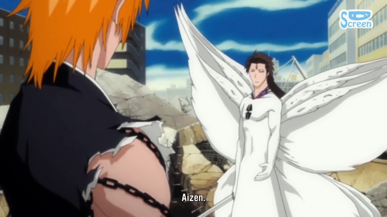 Ichigo vs Aizen Ichigo Mode The Final Getsuga Tenshou Video Dailymotion