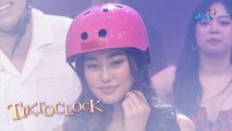 TiktoClock: Elle Villanueva at Derrick Monasterio, nag-bardagulan sa ‘Quiz and Shout!’