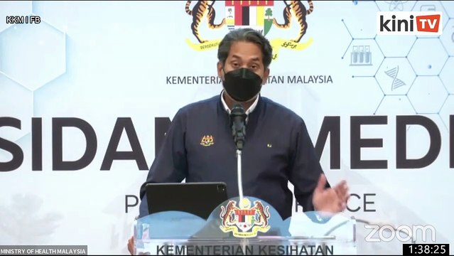 [Full video] Health Minister Khairy Jamaluddin holds press conference