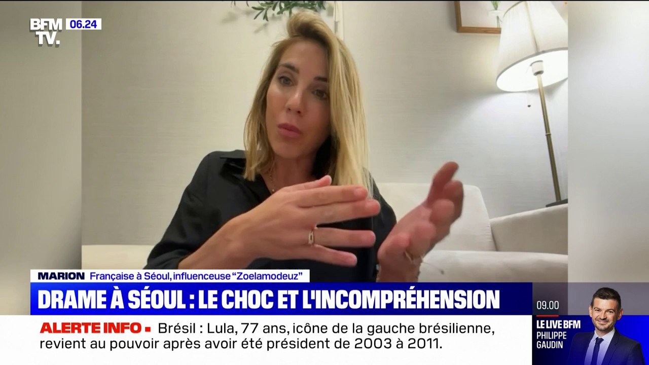 Bousculade mortelle à Séoul: "Pour sortir du métro, on a mis 40 minutes" témoigne une française présente le soir du drame