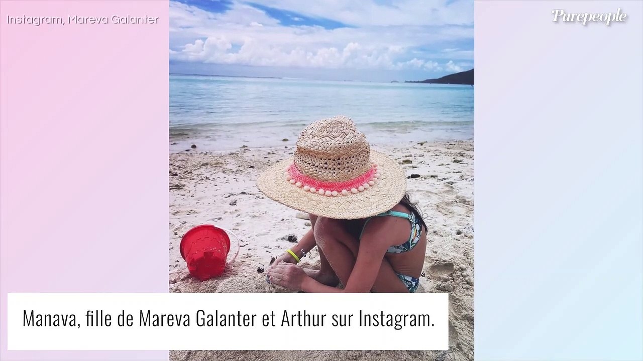 Mareva Galanter et Arthur : photo de leur fille Manava en vacances à Tahiti