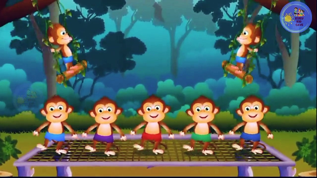 five little monkeys @kuku kid cave 5 little monkeys
