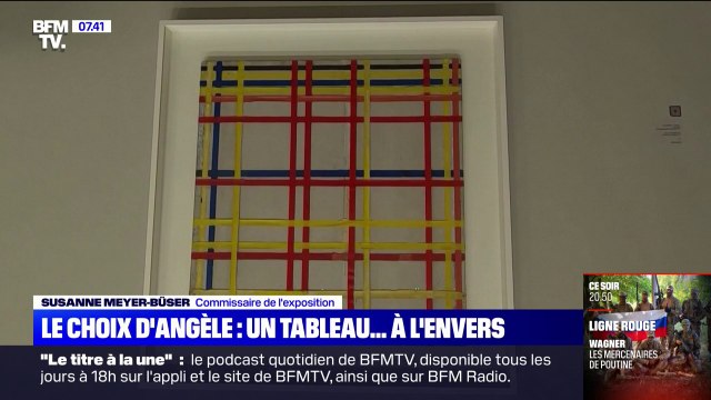 Le choix d'Angèle : une œuvre du peintre néerlandais Mondrian, exposée dans le mauvais sens depuis 77 ans