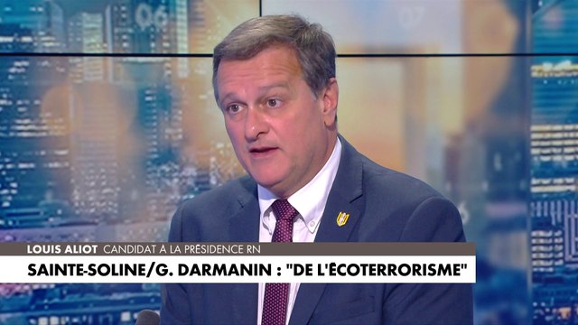 Louis Aliot sur les manifestations dans les Deux-Sèvres : «Ces militants sont des éco-extrémistes, ils utilisent la violence comme arme politique»