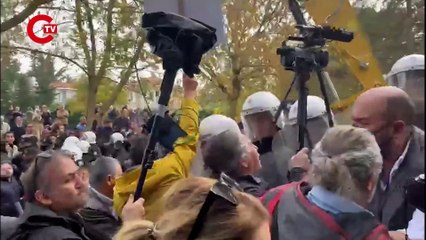 Göktürk'te yurttaşlara polis müdahalesi