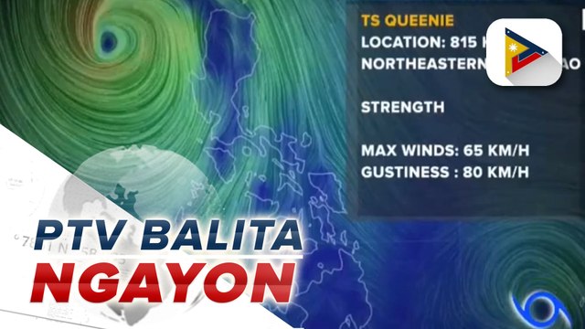 #QueeniePH, lumakas pa; isa nang ganap na tropical storm