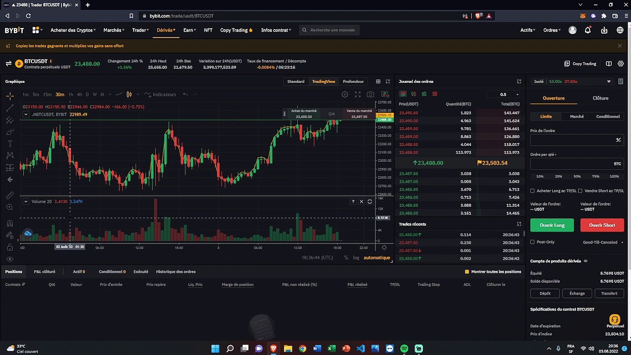 TAKE PROFIT PARTIELS SUR BYBIT  TUTO 2022 FR