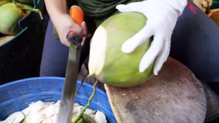 껍질빼고 버릴게 없는 코코넛의 모든것 ! 음료, 아이스크림, 젤리 _ Making Coconut Drinks, Ice Cream and Jelly _ Thai Street food