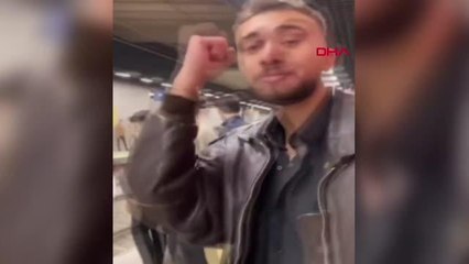 BURSA'DA BİR GRUP GENÇ, İSTASYONDA METRO RAYLARINA İNDİ