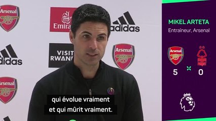 14e j. - Arteta : "Tout le monde à Arsenal est tellement heureux pour Nelson"