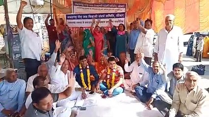 जलभराव के खिलाफ दो लोगों ने शुरू किया आमरण अनशन, आंदोलन 69वें दिन भी जारी