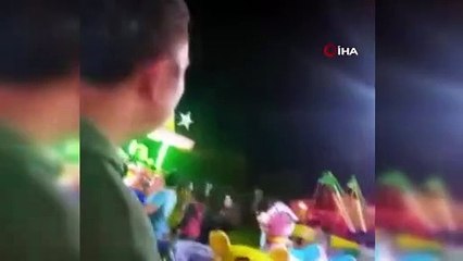 Lunaparkta eğlence aracı uçan sandalye yere çakıldı: 25 yaralı